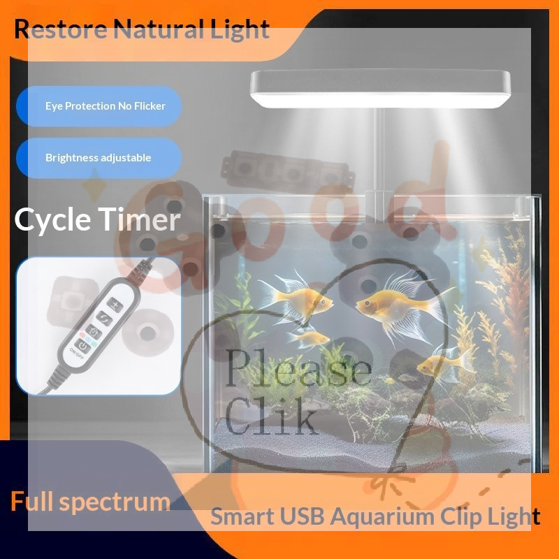 Aquarium Planted Aquarium - 【HG】Led Waterproof Aquarium Light 360 Adjustable