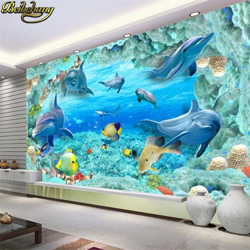 beibehang Custom 3D Mural Wall - Planted Aquarium Wallpaper recensione e prezzo