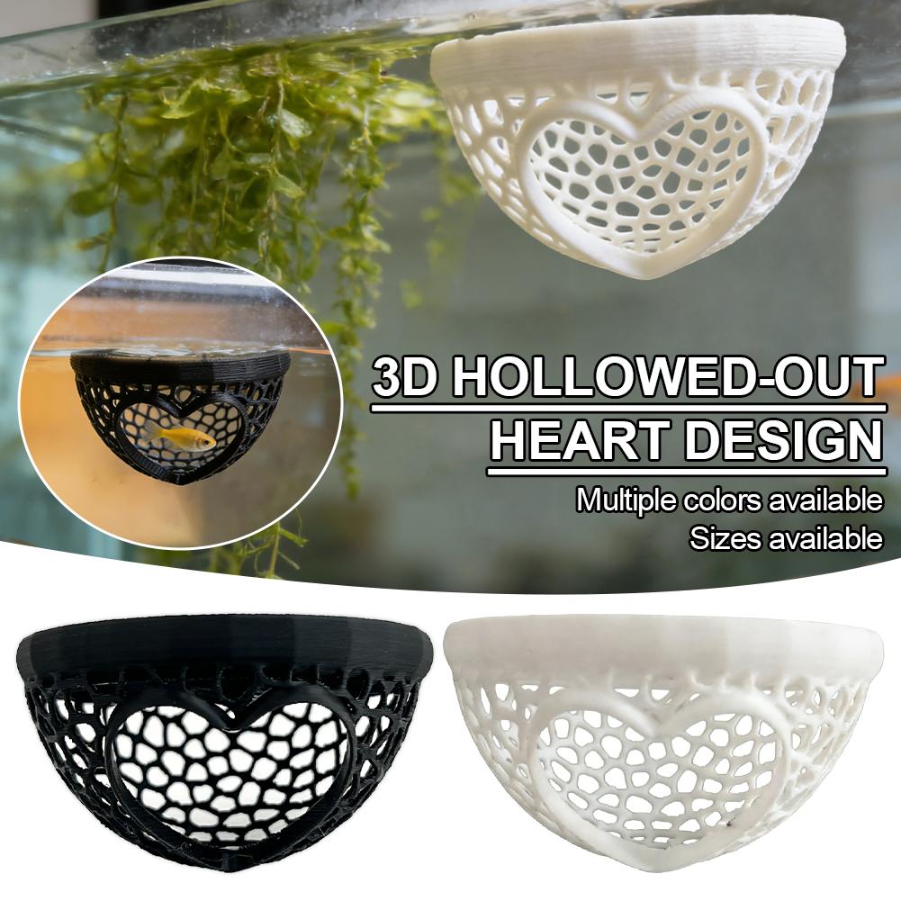 Heart-Shaped Aquarium Hideaway - Planted Aquarium Without Fish recensione e prezzo