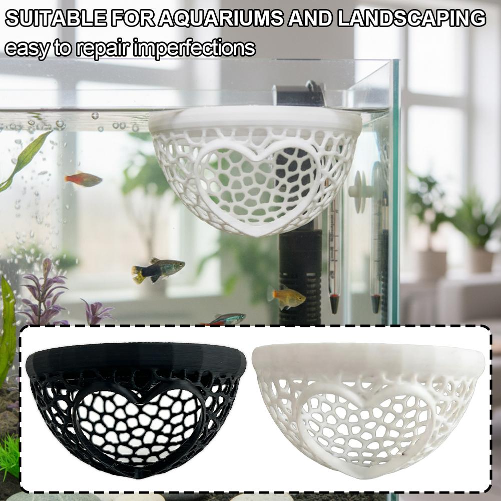 Heart-Shaped Aquarium Hideaway - Planted Aquarium Without Fish recensione e prezzo