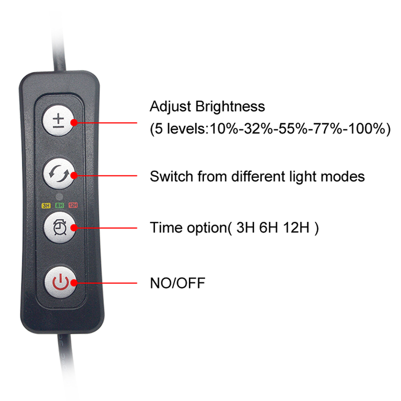 Aquarium LED Light for 16-64CM - Aquarium Plant Growth Light recensione e prezzo