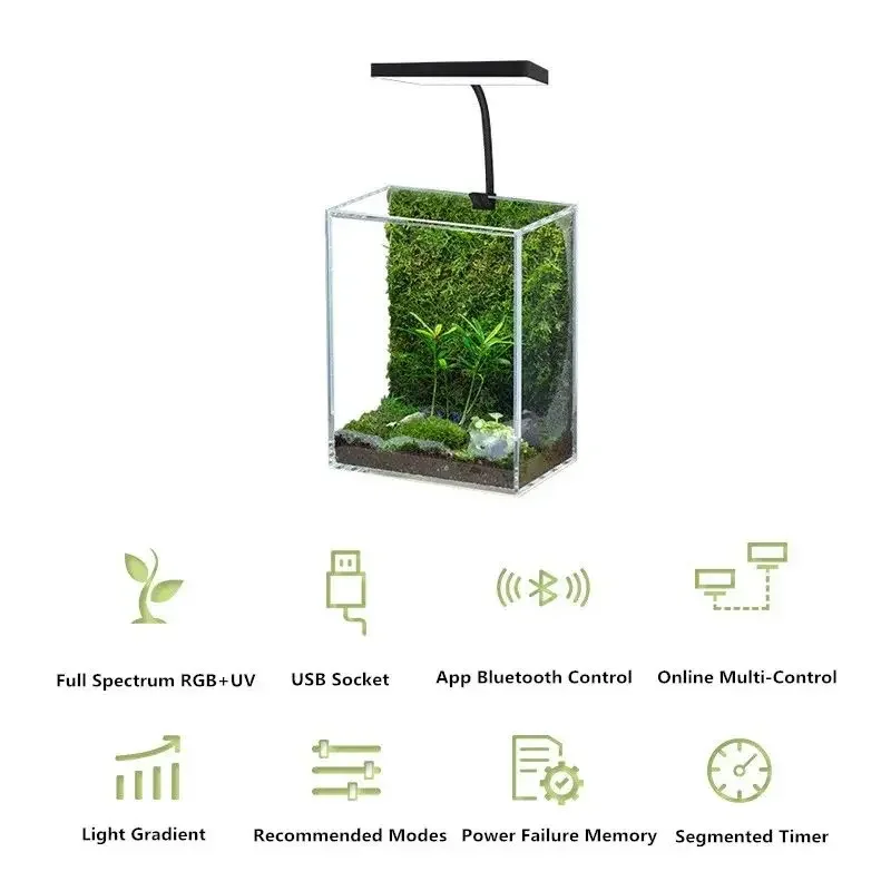WEEK AQUA Mini 9 Pro USB Nano  - Aquarium Plant Growth Light recensione e prezzo