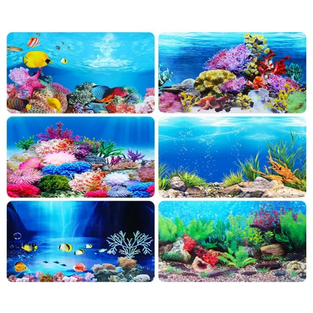 Background Aquarium 3D Sticker - Aquarium Plant Display recensione e prezzo