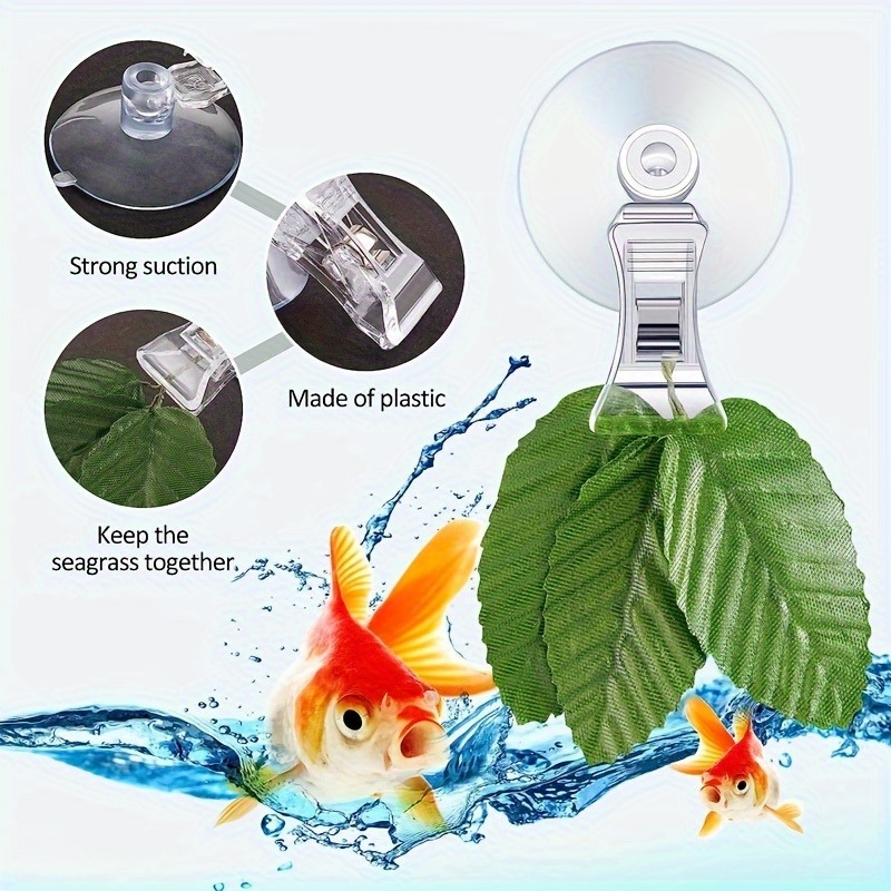 8pcs Fish Seaweed Clip Plant S - Aquarium Plant In Pot recensione e prezzo
