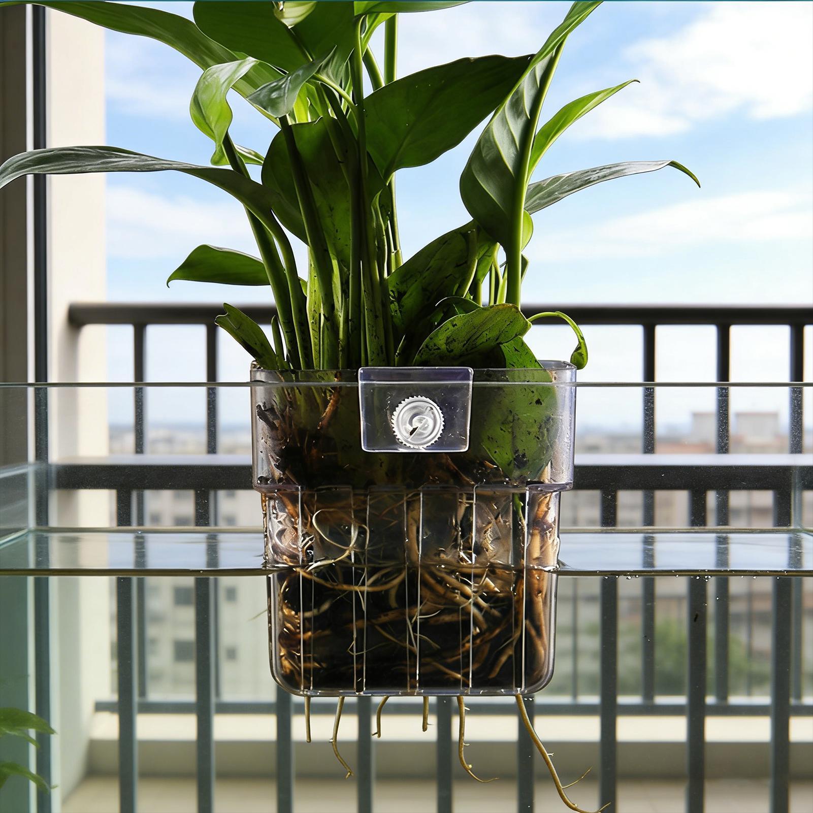 Transparent Hangable Aquarium  - Aquarium Plant Display recensione e prezzo