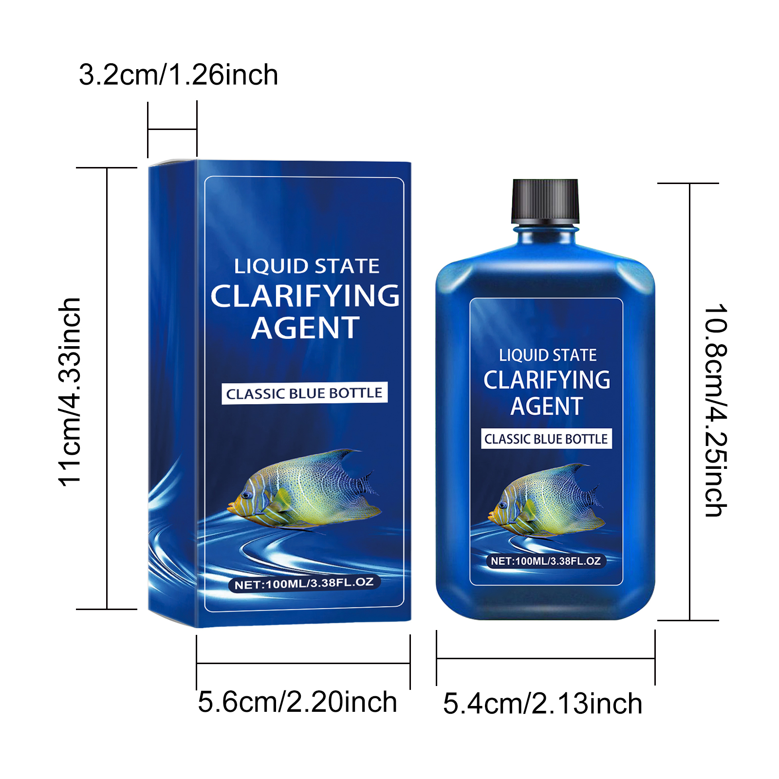 1pc 100ml Aquarium Water Clari - Planted Aquarium Algae recensione e prezzo