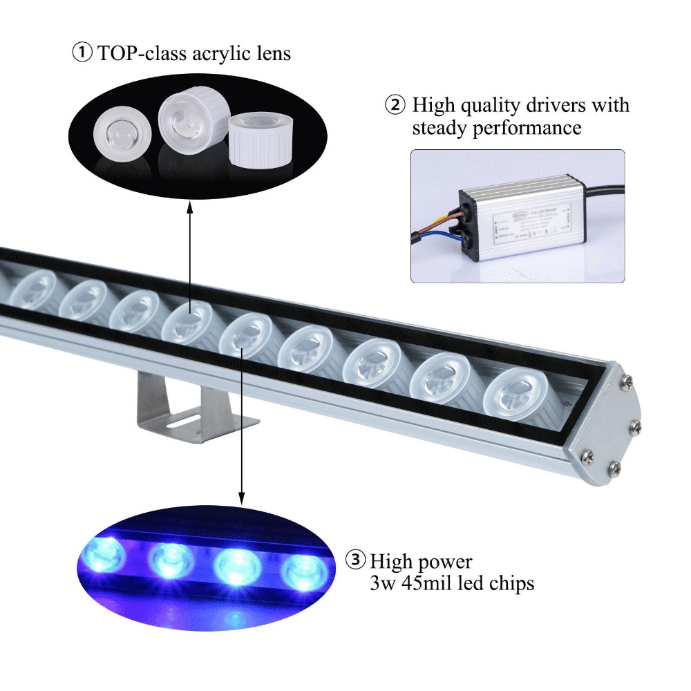 54W 81W 108W LED Bar Light IP6 - Aquarium Plant Growth Light recensione e prezzo