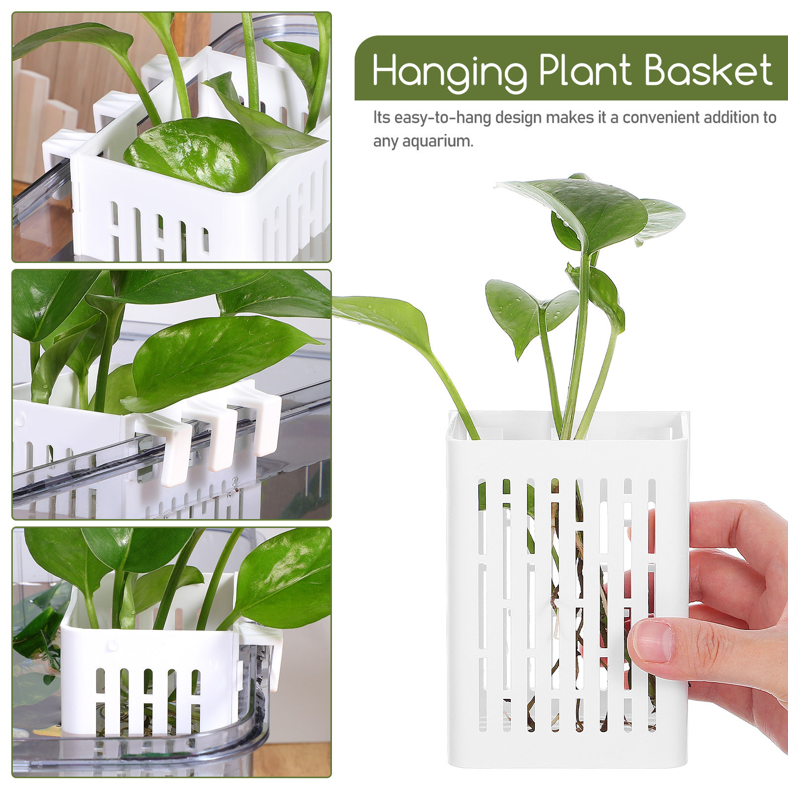 2pcs Aquarium Plant Baskets Pl - Aquarium Plant In Pot recensione e prezzo