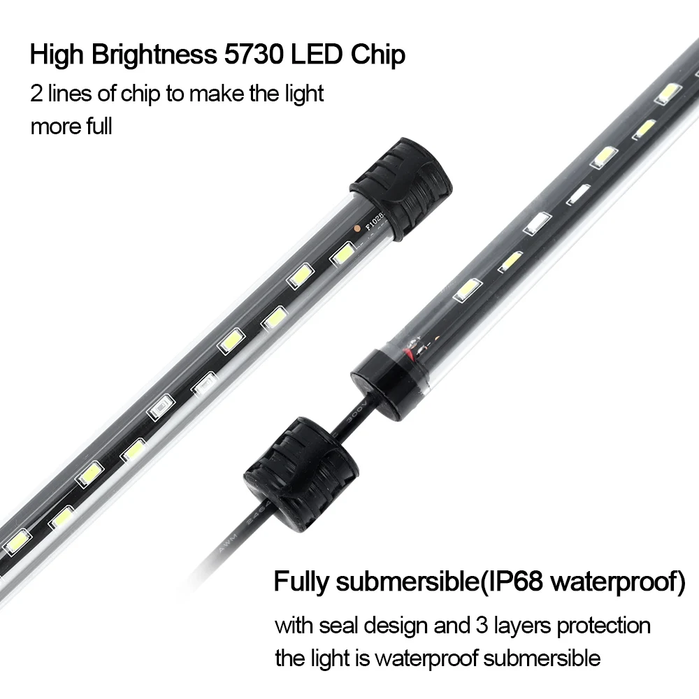 58CM  Aquarium Light LED Plant - Aquarium Plant Growth Light recensione e prezzo