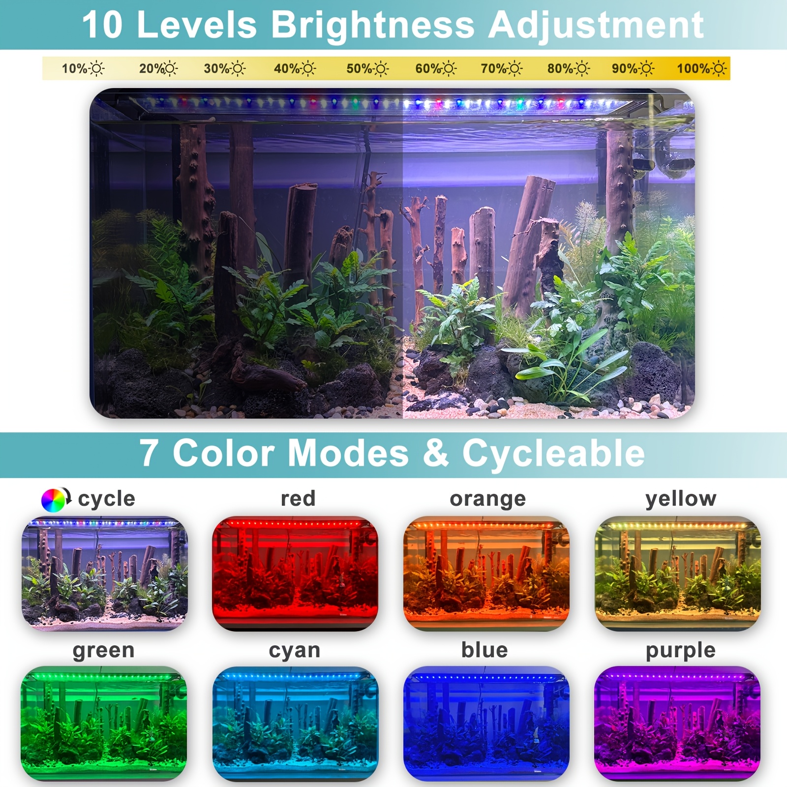 12-43 Inch Aquarium Light Prog - Planted Aquarium Without Fish recensione e prezzo