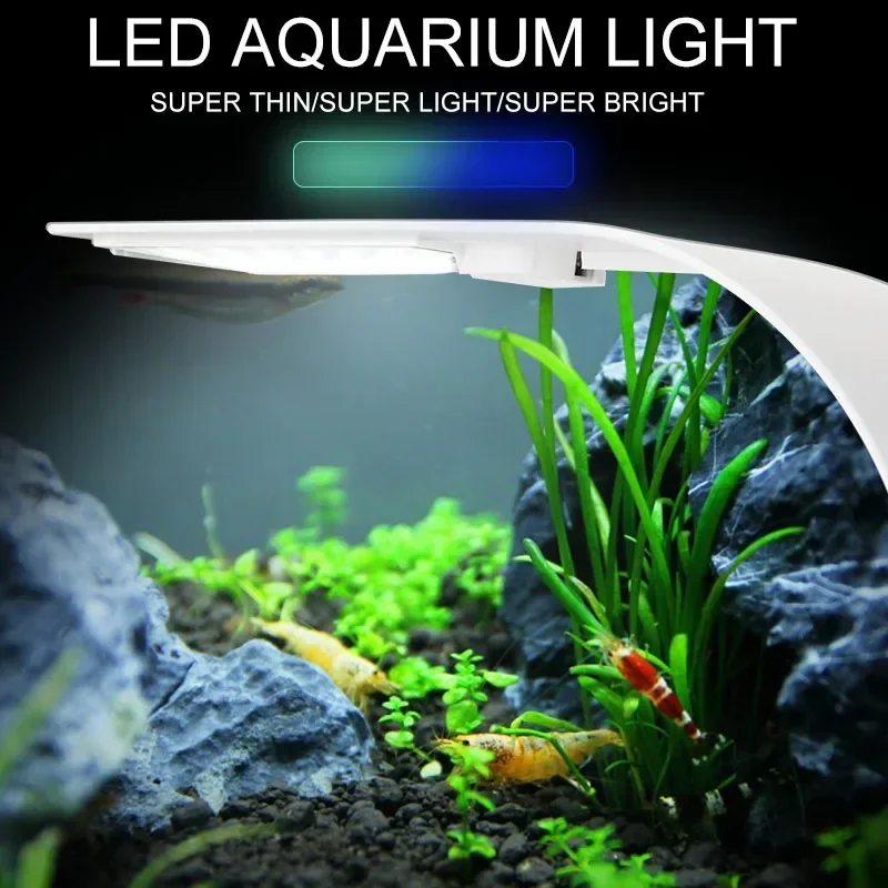 Ultra Thin LED Aquarium Light  - Aquarium Plant Growth Light recensione e prezzo