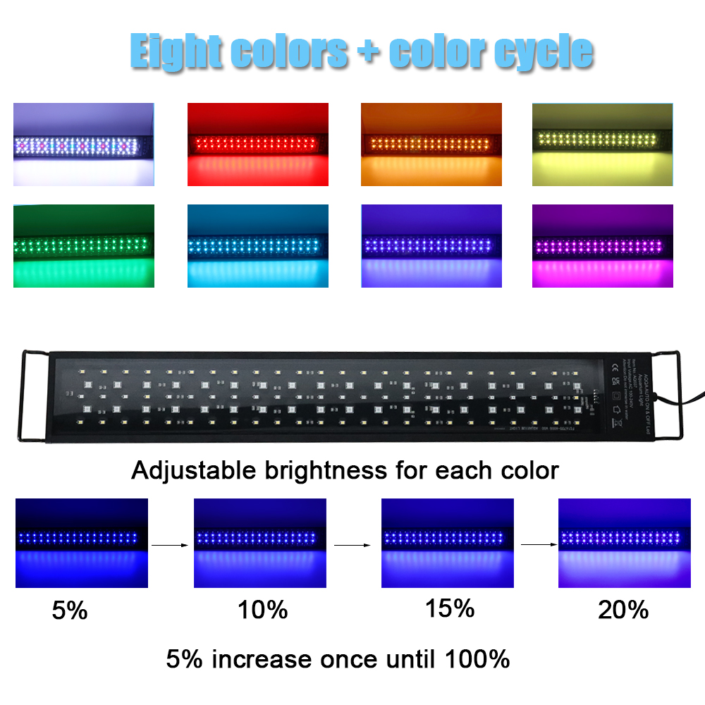 30-60cm Fish Tank 24/7 Full Sp - Aquarium Plant Growth Light recensione e prezzo