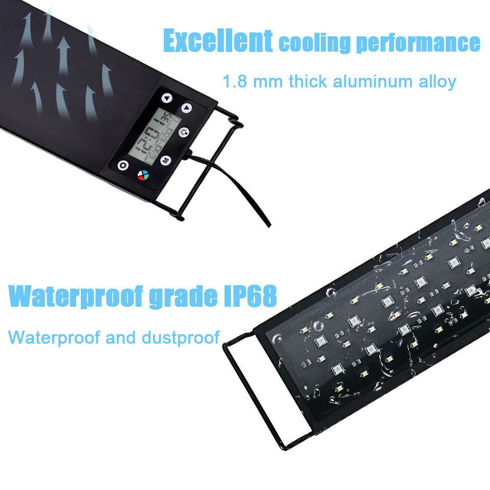 30-60cm Fish Tank 24/7 Full Sp - Aquarium Plant Growth Light recensione e prezzo
